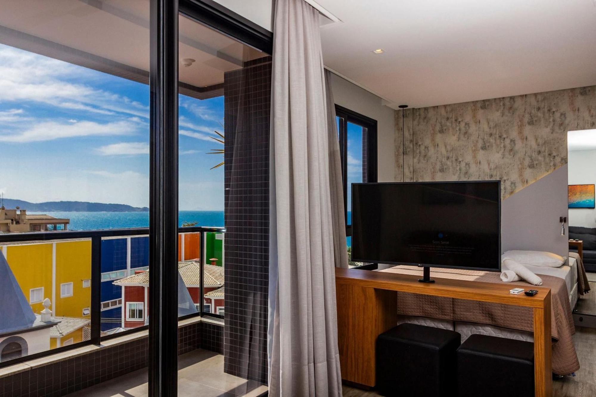 Aion Suites 303 - Lindo Apartamento Com Vista Para O Mar, A 60M Da Praia De Bombinhas, Com Piscina E Academia No Rooftop. מראה חיצוני תמונה