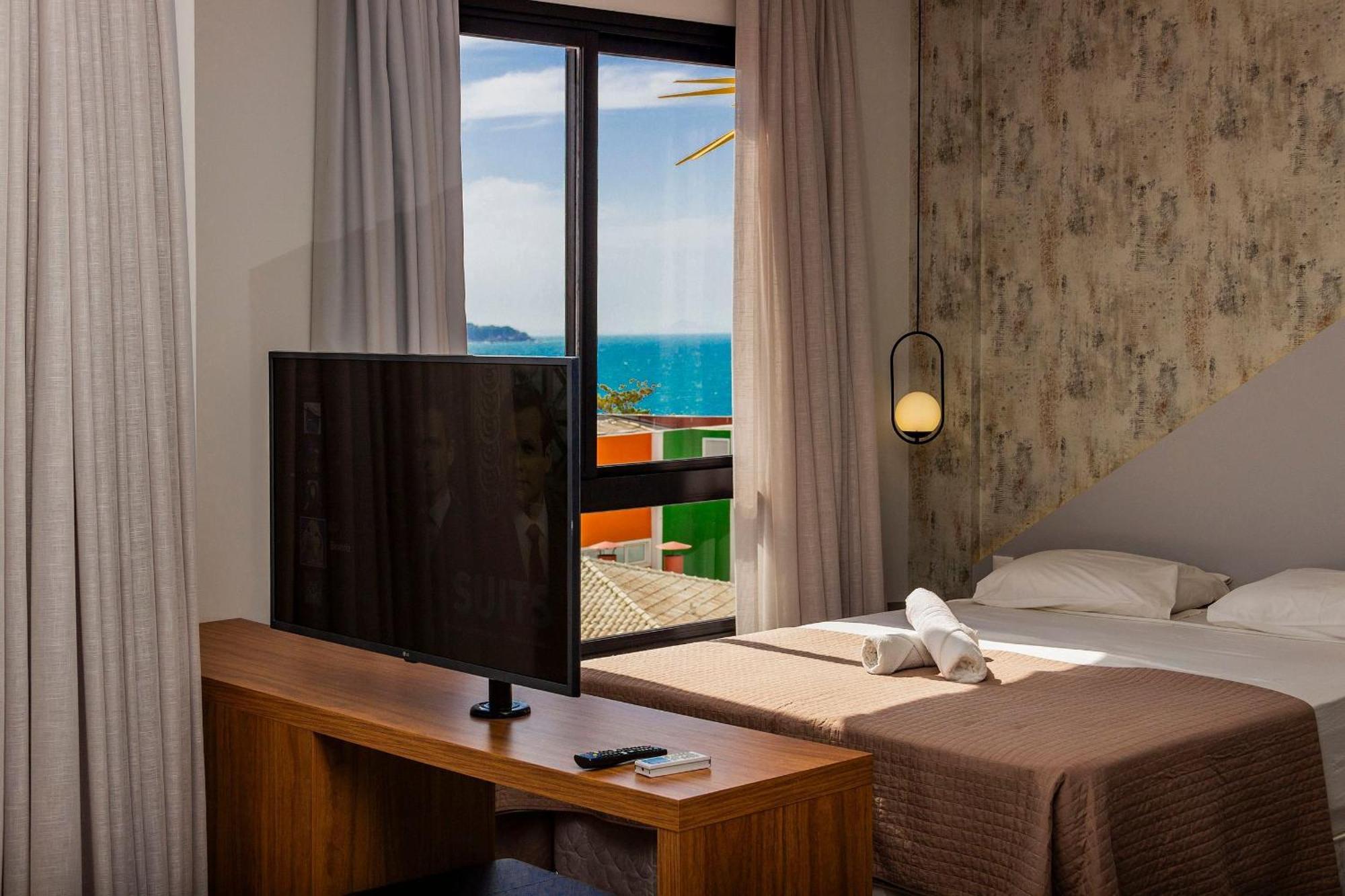 Aion Suites 303 - Lindo Apartamento Com Vista Para O Mar, A 60M Da Praia De Bombinhas, Com Piscina E Academia No Rooftop. מראה חיצוני תמונה