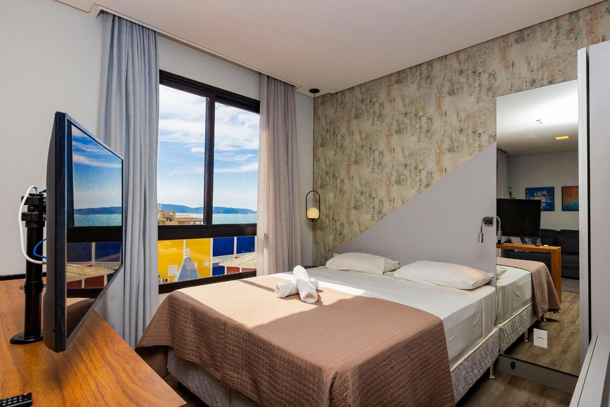 Aion Suites 303 - Lindo Apartamento Com Vista Para O Mar, A 60M Da Praia De Bombinhas, Com Piscina E Academia No Rooftop. מראה חיצוני תמונה